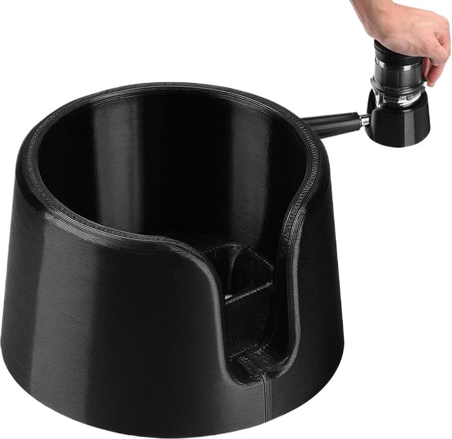 Koffie Tamperbasis Filterhouder Basis Espresso Bereiding Geoptimaliseerde Stabiliteit 85 cm Zwart