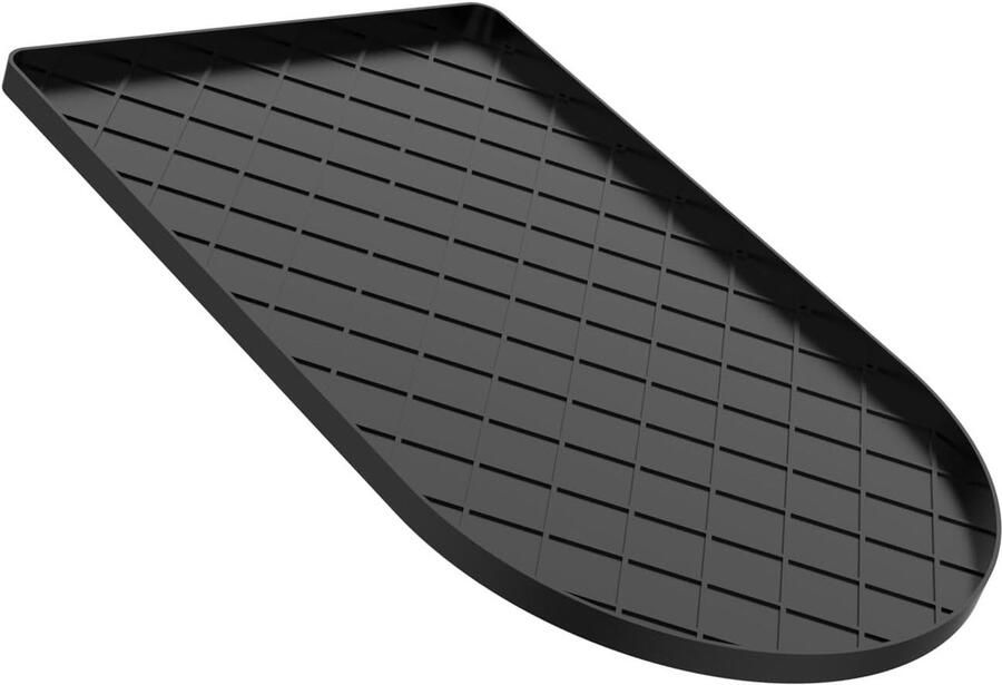 Koffie Tamping Mat Siliconen Pad Espresso Bereiden Antislip Werkblad Bescherming 40 x 19.8 cm Zwart