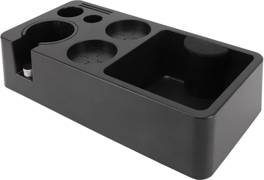 Koffie Tamping Station Barista Accessoires Espresso Bereiden Veelzijdig Ontwerp 31 x 15 cm Zwart
