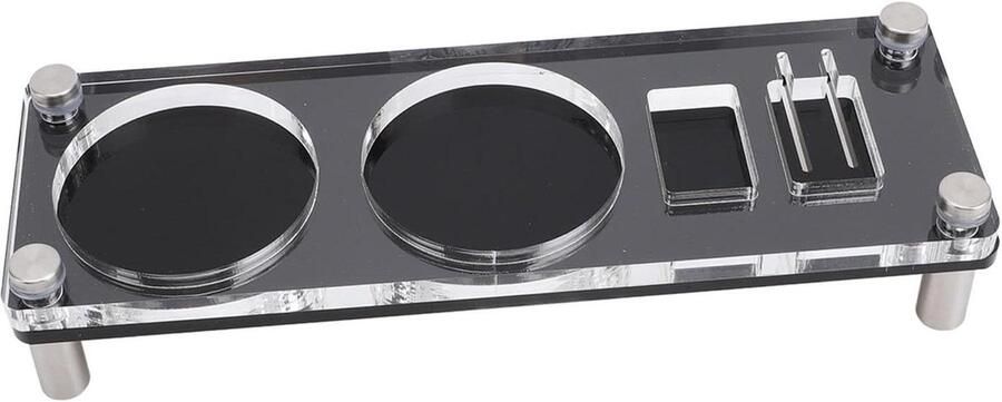Koffie Tamping Station Tamper Organizer Espresso Bereiden Universele Pasvorm 25 cm Lengte Zwart