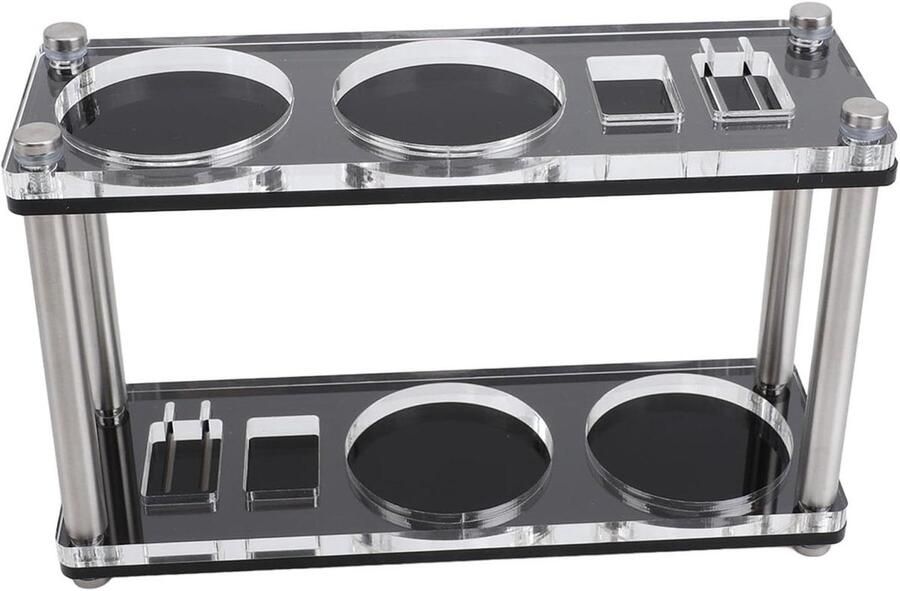 Koffie Tamping Station Tamper Organizer Espresso Bereiding Drievoudige Sleuf 51 53 58mm Dubbele Laag