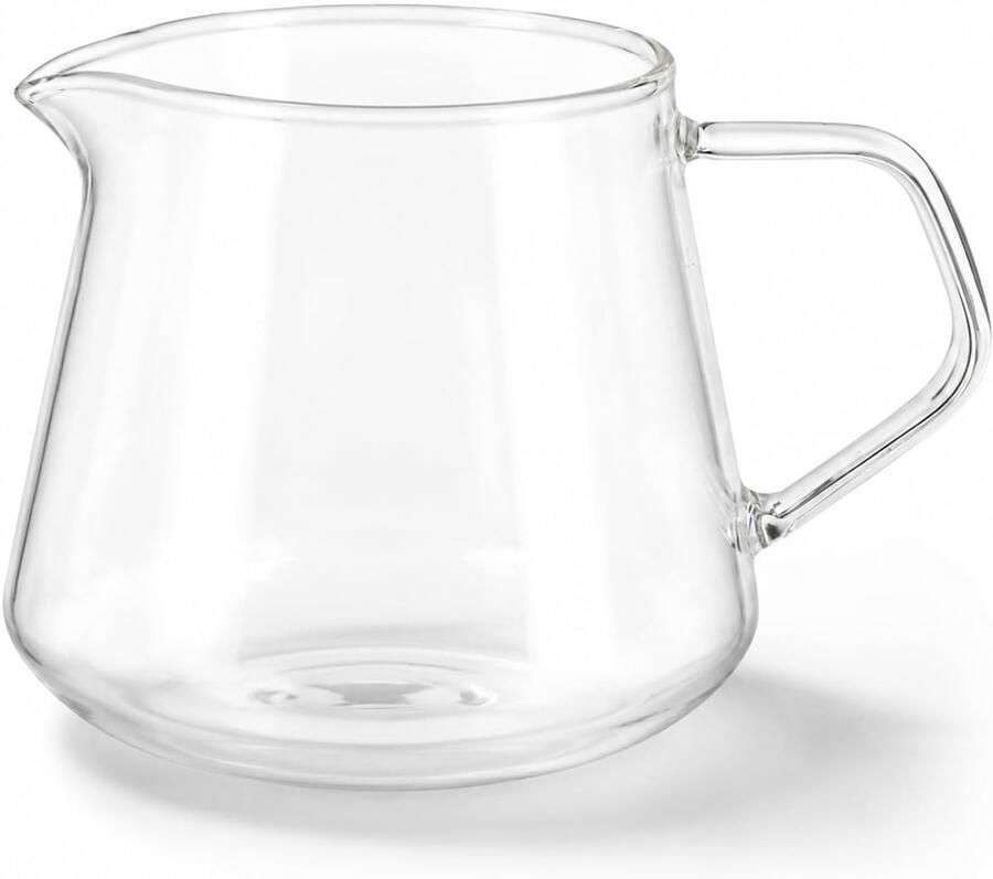 Koffie thee hoog borosilicaat glas transparante anti -brandende drinkbeker met handvat voor huiskeuken woonkamer dineren (400 ml 650 ml) (400 ml)