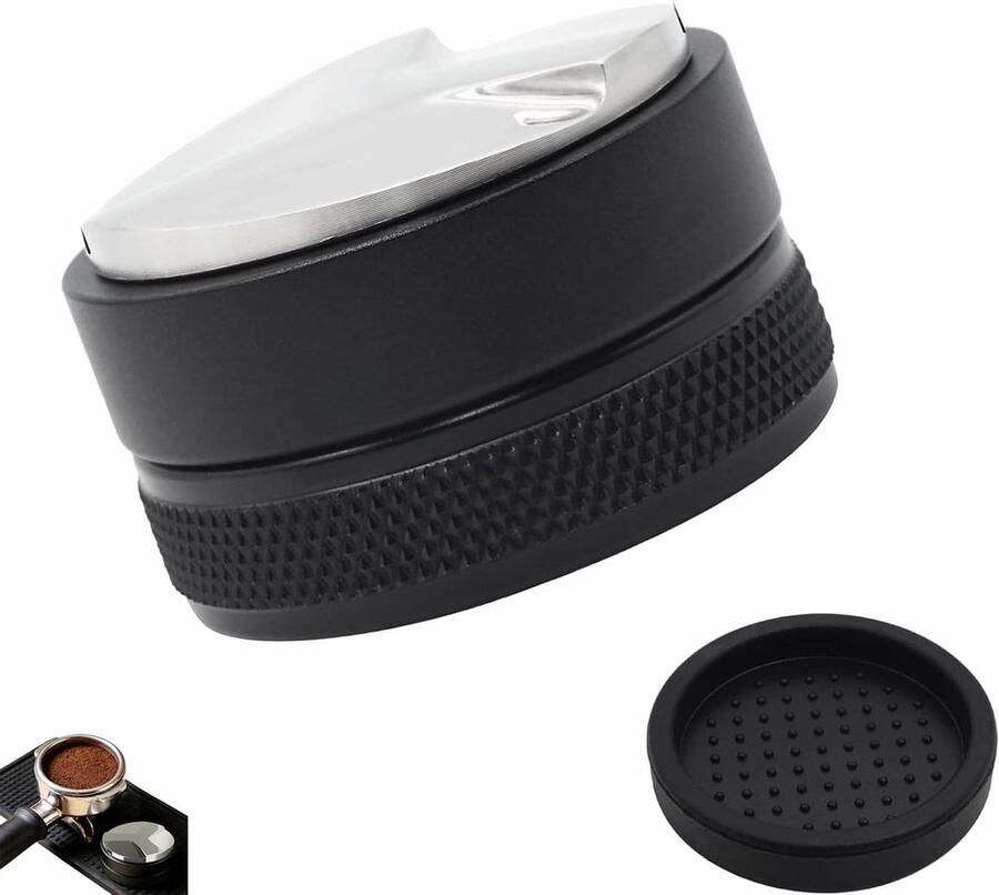 Koffie Verdeler Espresso Tool Perfect Espresso In Hoogte Verstelbaar 53 mm Zwart