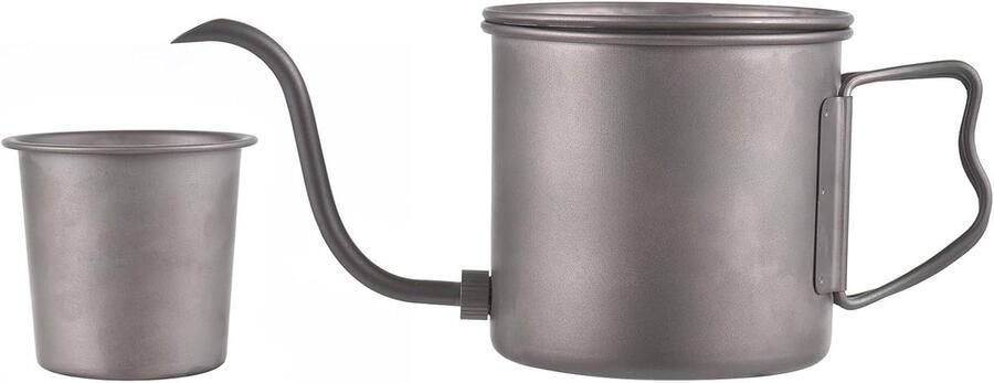 Koffie Waterkoker Giet over ketel Koffie zetten Opvouwbaar handvat 400 ml