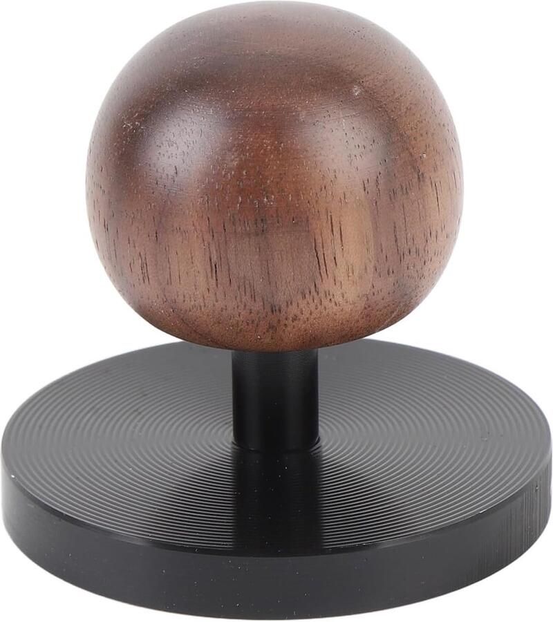 Koffieaanstamper Koffieschep Stamper Espresso Bereiden Ergonomisch Handvat 51mm Zwart