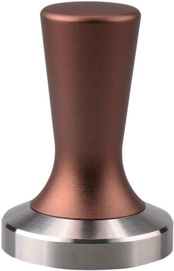 Koffiebonenpers Espresso stamper Perfecte espresso Ergonomische grip 51 mm basis Roestvrij staal