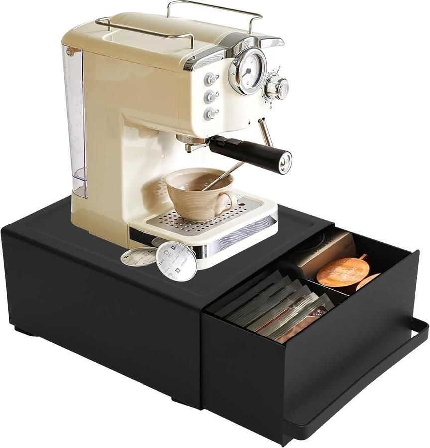 Koffiecapsulehouder met een draagvermogen van 5 kg ideaal voor koffiemachines mixers en keukenapparaten