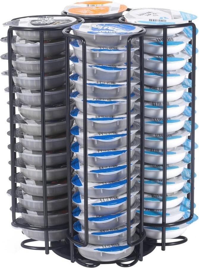 Koffiecapsulehouder Rotatable Capsule Dispenser voor Tassimo Capsules met Niet-Slip Basis