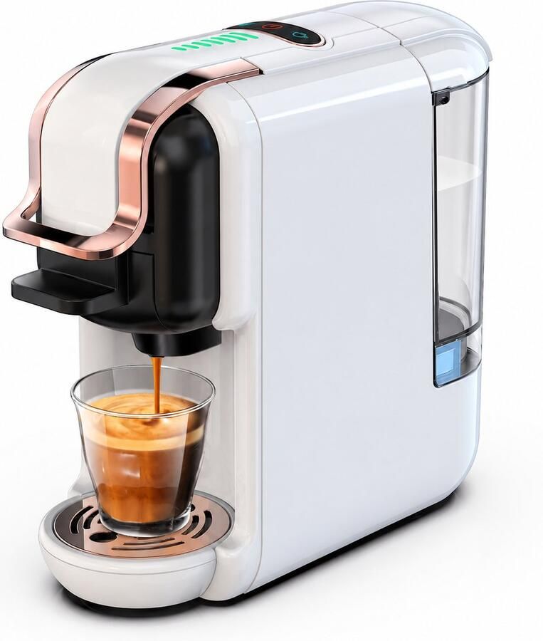 Koffiecupmachine 5-in-1 – Warm en Koud Koffiezetapparaat – 20 Bar – Voor Capsules ESE Pads en Gemalen Koffie
