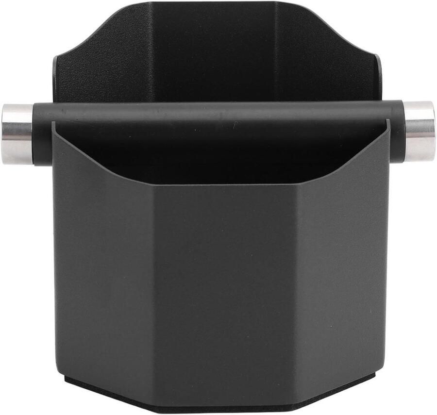 Koffiedik Bak Espresso Afval Koffiezet Gemak Geluidsdempend Ontwerp 13 x 12 x 12 cm Zilver
