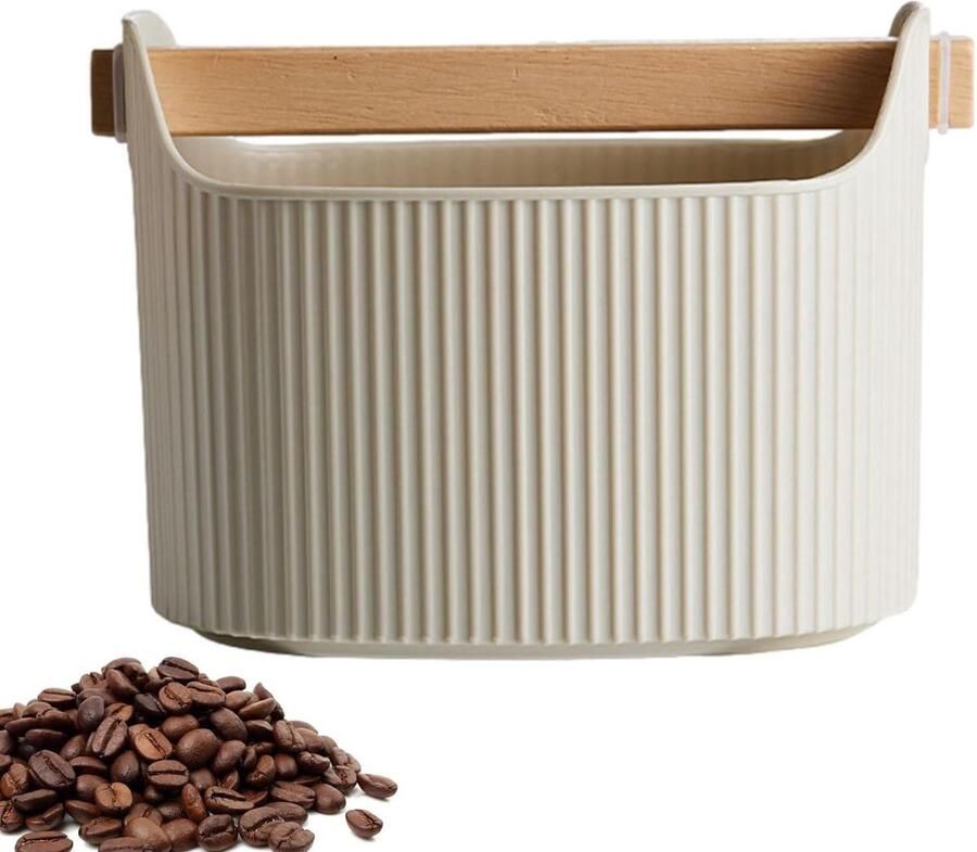 Koffiedik blik Afvalemmer Koffiemolen Koffiezetten Grote capaciteit 1300 ml Melk koffie