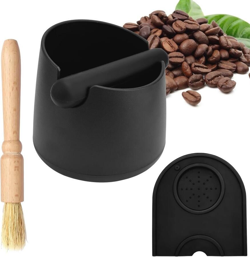 Koffiedik box met afneembare staaf en reinigingsborstel Perfect voor koffiemachines