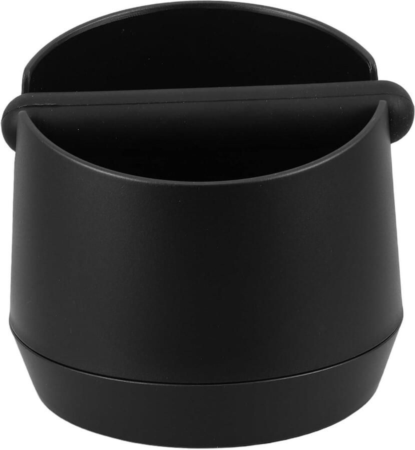 Koffiedik Container Afvalbak Koffie Koffiezetapparaat Onderhoud Stille Anti-slip Basis 16 x 14.7 x 12.7 cm Zwart - Foto 1