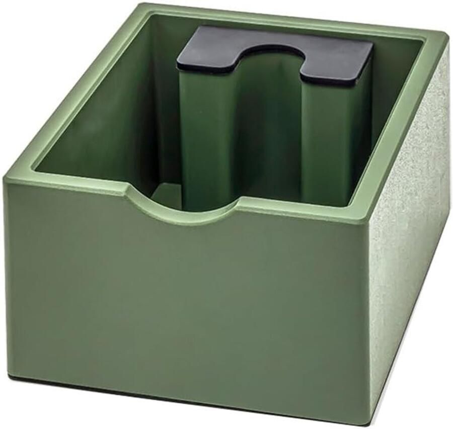 Koffiedik Container Afvalbakje Keuken Koffiezet Apparaat Ruimtebesparend Ontwerp 176 x 92 mm Groen