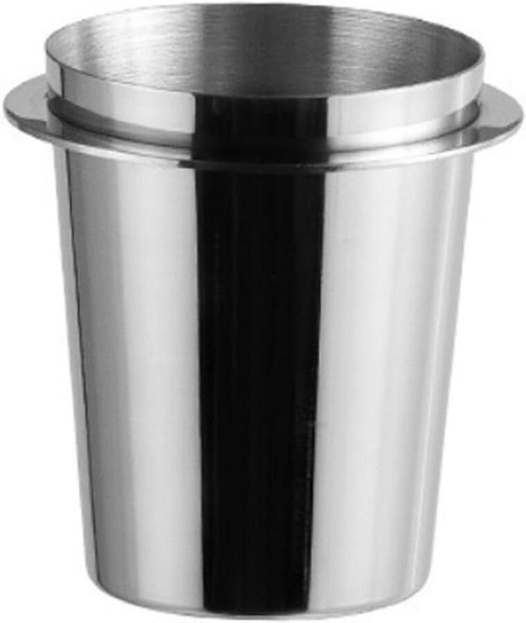 Koffiedispenser Koffie Doseerder Espresso Bereiden Ingebouwde Weegschaal 51-58 mm Zilver
