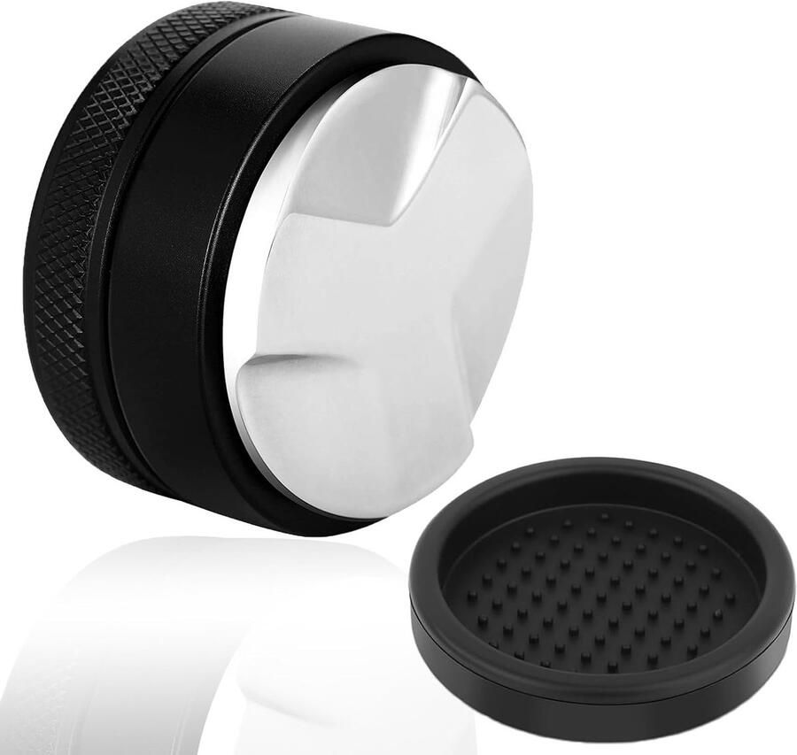 Professionele 51mm Koffie Distributor van Roestvrij Staal Hoogte Verstelbare Espresso Leveler voor Thuis Cafés en Restaurants Ideaal voor Gelijkmatig Verspreiden van Koffiepoeder