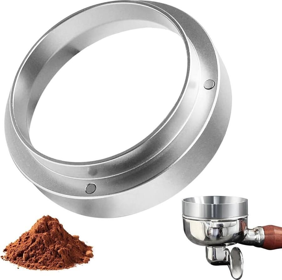 Koffiedoseerder met Magneet Doseerring Zeefhouder Nauwkeurige Espresso Magnetische Bevestiging 58 mm Diameter