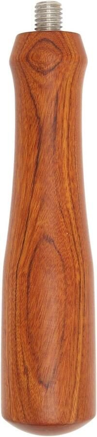 Koffiefilter Handvat Houten Greep Espresso Bereiden Massief Hout M10 Schroefdraad Houtkleur