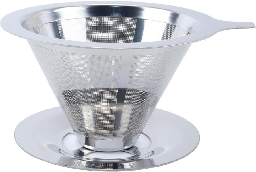 Koffiefilter voor handmatig zetten Gemakkelijk schoon te maken Duurzaam Herbruikbaar voor filterkoffiezetapparaten