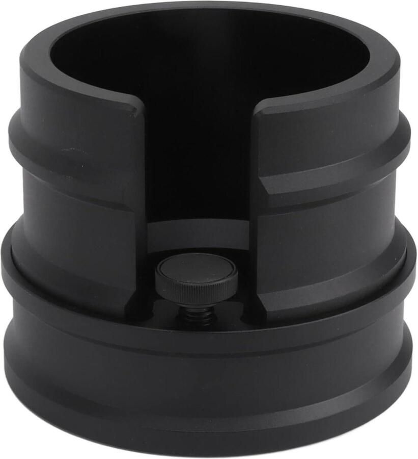 Koffiefilterhouder Tamper Stand Espresso Bereiden Dubbele Kop Ontwerp 51-58 mm Zwart