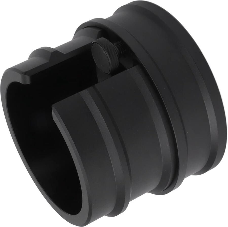 Koffiefilterhouder Tamperstandaard Espresso Bereiding Dubbele Kopbasis 51-58 Mm Zwart