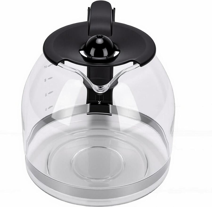 Koffiekan Glas Reservepot Koffiezetapparaat Koffie Serveren Hittebestendig Borosilicaatglas 18 Liter Transparant