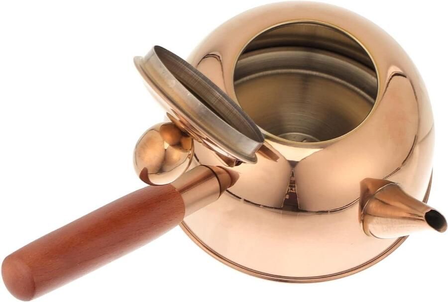 Koffieketel Theeketel Waterkoker Koffie en Thee Hitte-isolerende Handgreep 500 ml Roségoud