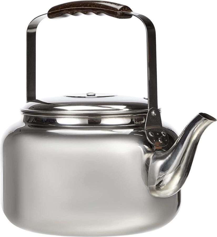 Koffieketel Waterketel Theeketel Koffie Thee Zetten 18 10 Roestvrij Staal 35 Liter Donkerblauw