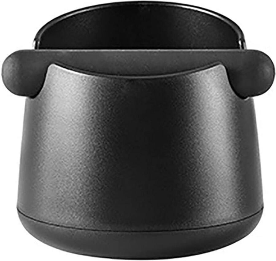 Koffieklopbox Espresso afvalbak Koffiedik Verwijderen Antislip basis 9.5x13.4x12.4cm Zwart