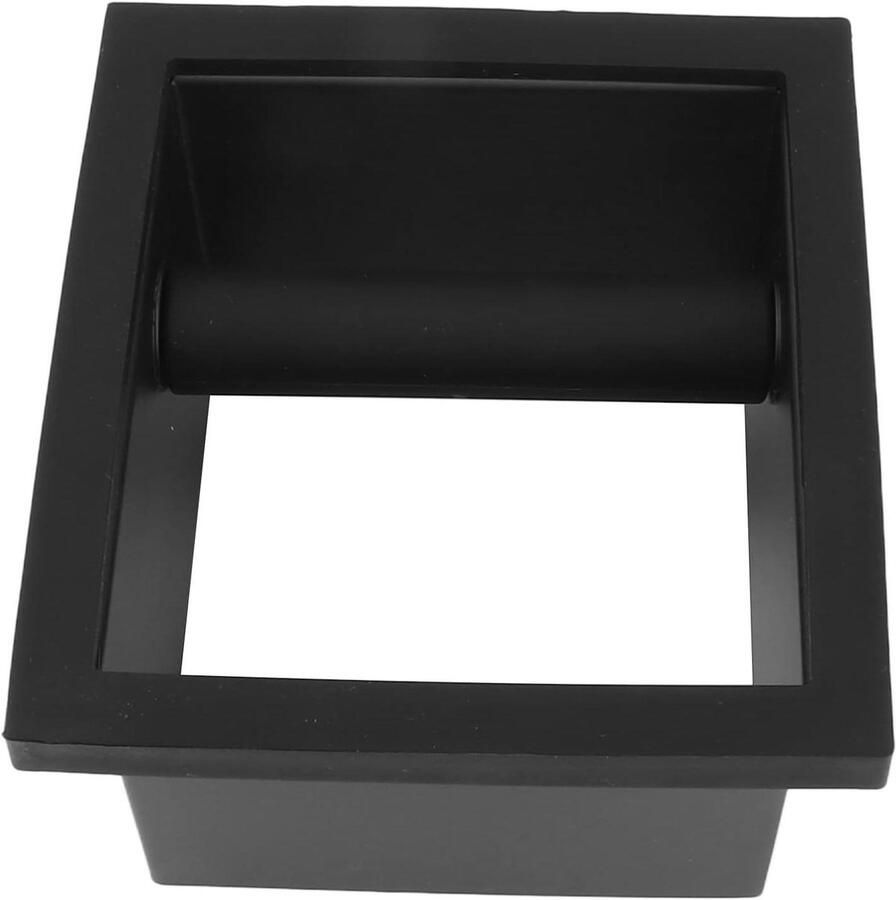 Koffieklopbox Koffiedik Bak Espresso Bereiding Afneembare Staaf Compact Formaat Zwart