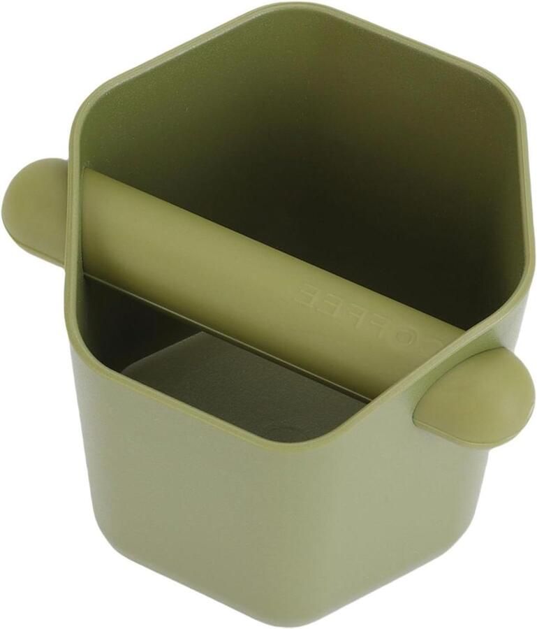 Koffieklopbox Koffiedik Bak Koffiezet Gemak Stil en Antislip 600 ML Capaciteit Groen