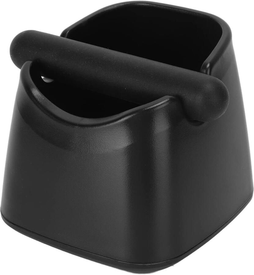 Koffieklopbox Koffiedik container Espresso resten verwijderen Antislip bodem Compact formaat Zwart