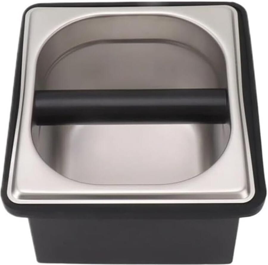 Koffieklopdoos Uitklopbox Koffiezetapparaat Afneembare bodem 173 x 186 cm Zwart