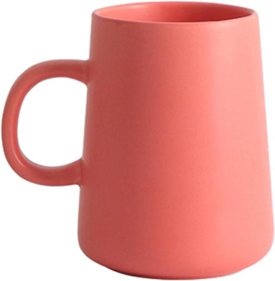 Koffiekop Keramische espressomok Skinny tumbler 400ml Rood