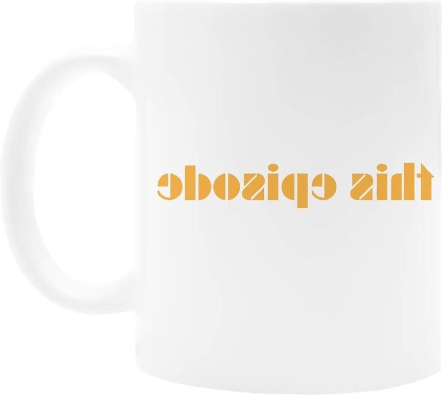 Koffiekop Mok Drinkmok Keramiek Koffie Drinken Superieure Print 300 Milliliter Wit