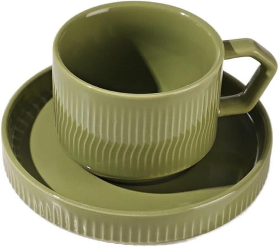 Koffiekopje Keramisch Espresso Mok Dagelijks Gebruik Hoge Temperatuur Bak 200 ml Wit - Foto 1
