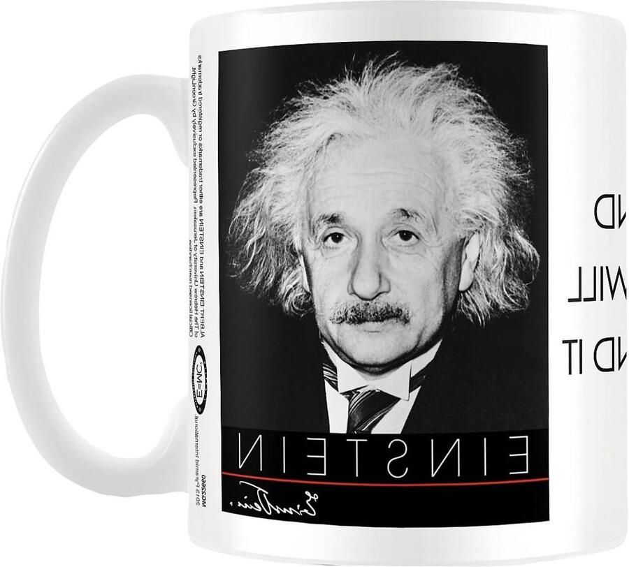 Koffiekopjes Albert Einstein Mokken Set Koffie Drinken Officieel Gelicentieerd 315 ml Meerkleurig