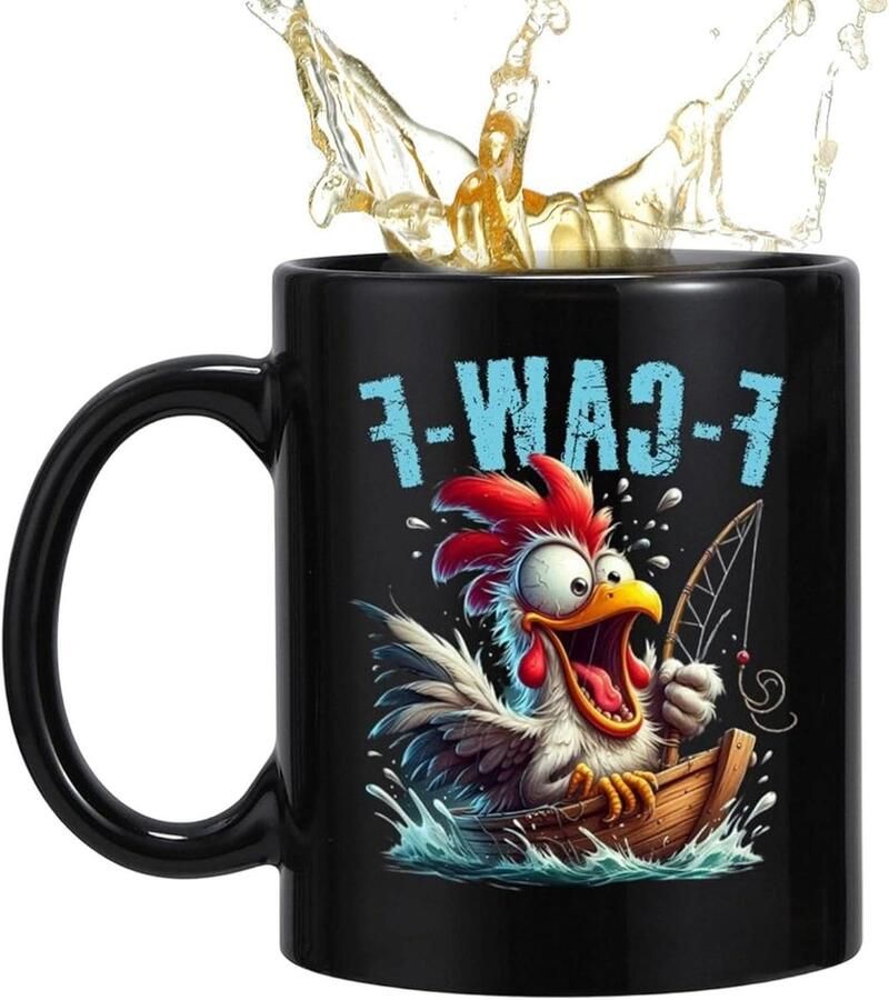 Koffiekopjes Keramiek Theekop Mok Warme Dranken Grappig Kraan Ontwerp 355 milliliter Wit