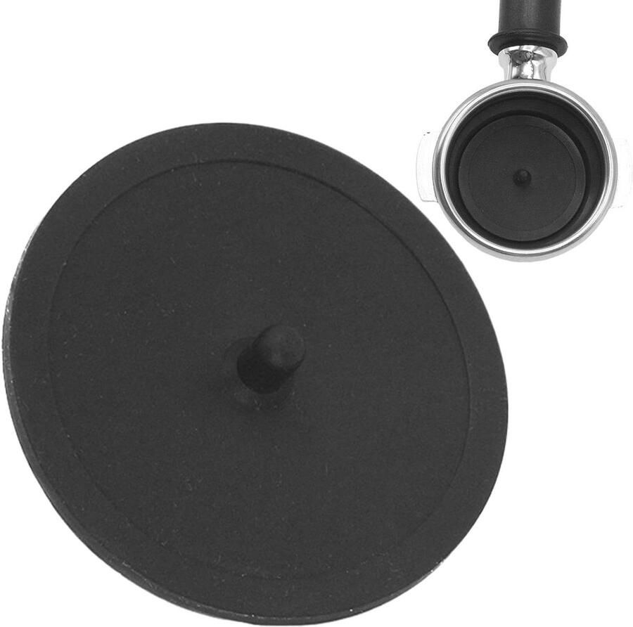 Koffiemachine Backflush Disc Portafilter Reiniger Koffiemachine Onderhoud Eenvoudige Vervanging 45 x 25 cm Zwart