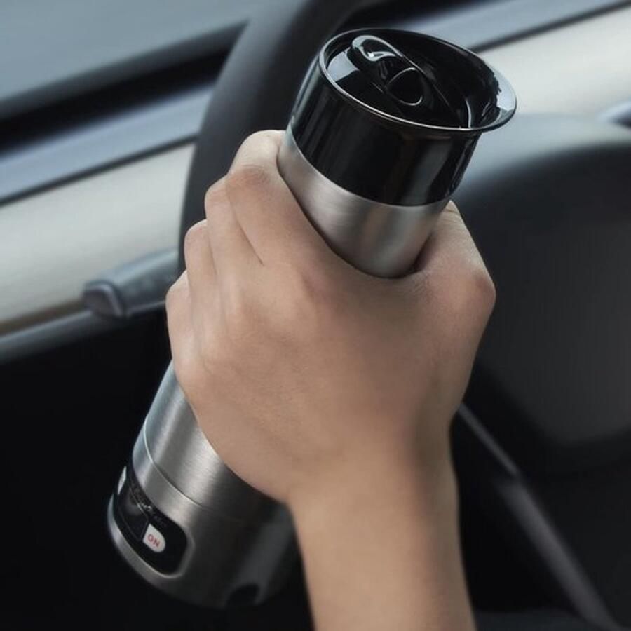 Koffiemachine Draagbaar Autokoffiemachine 12 24V Roestvrij Staal Capaciteit 150 ml Verwarmingstijd 5-8 minuten Inclusief Bekerhouder Espresso Maker