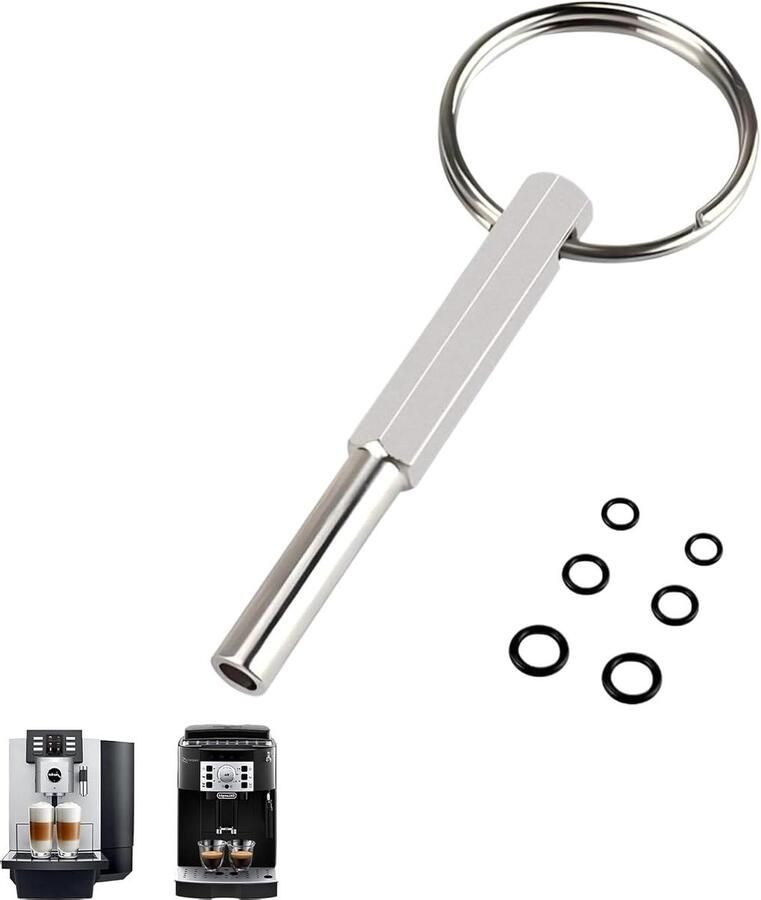 Koffiemachine Gereedschap Ovale Kopsleutel Apparaat Reparatie Corrosiebestendig Roestvrij Staal 61 mm Lengte Zilver