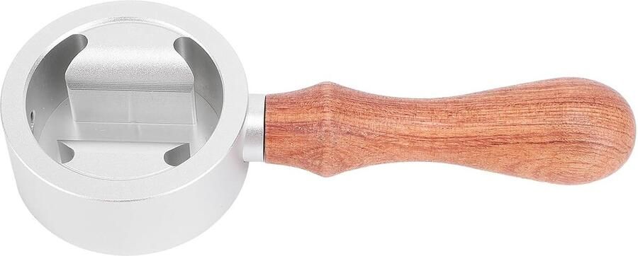 Koffiemachine Hendel Stoomknop Upgrade Koffie Bereiden Massief Hout Design 12.7 cm Lengte Zilver