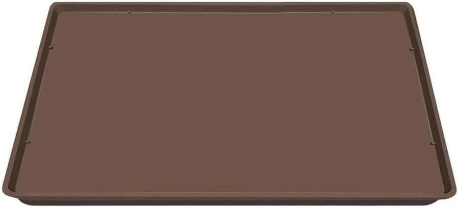 Koffiemachine Mat Keuken Onderlegger Apparaten Stabiliseren Verhoogde Randen 40 x 50 cm Zwart