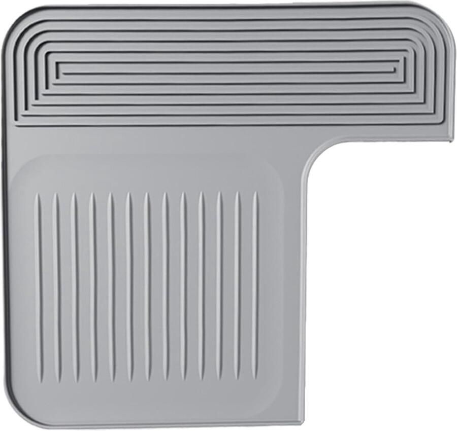 Koffiemachine Mat Siliconen Pad Apparaat Beschermen Hittebestendig Gestructureerd 31 x 31 cm Grijs