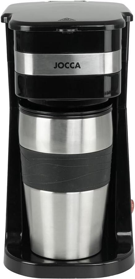 Koffiemachine met Reisbeker Roestvrij Staal Herbruikbaar Netfilter Dubbelwandige Thermobeker Voor Thuis en Onderweg