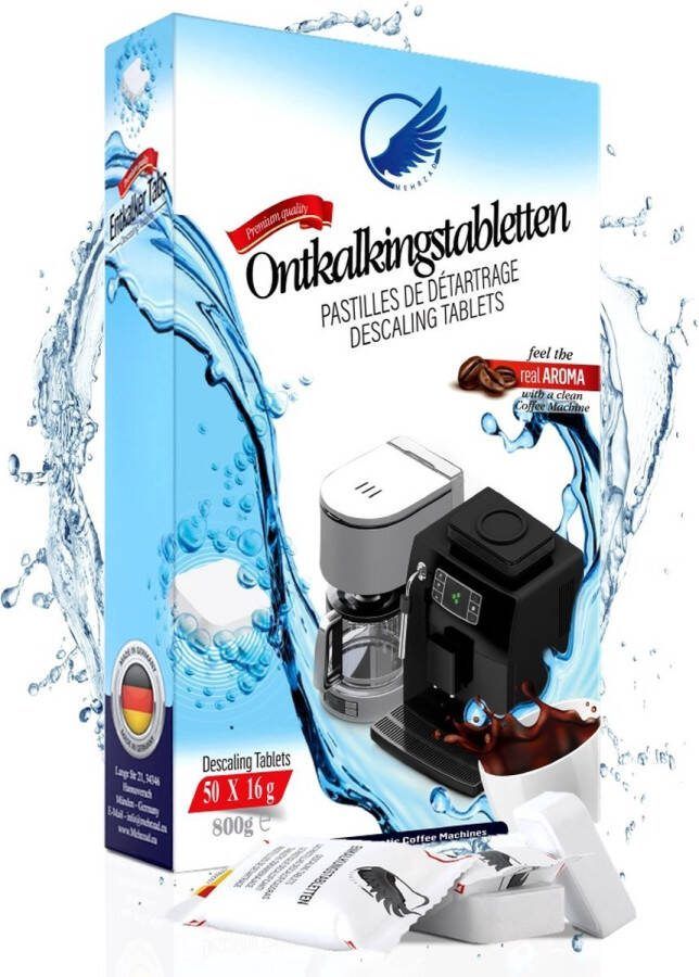 48 stuks Koffiemachine Ontkalkingstabletten Universeel O.a. Siemens Bosch Philips Jura Krups Melitta Miele Saeco