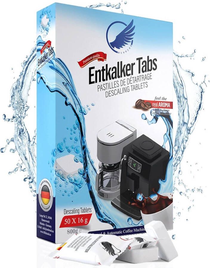 Koffiemachine Ontkalkingstabletten 40 stuks Universeel O.a. Siemens Bosch Philips Jura Krups Melitta Miele Saeco