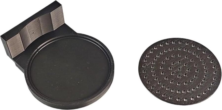 Koffiemachine Pad Mok Druppelbak Koffievlekken Vangen Antislip Bodem 10.2 cm Zwart