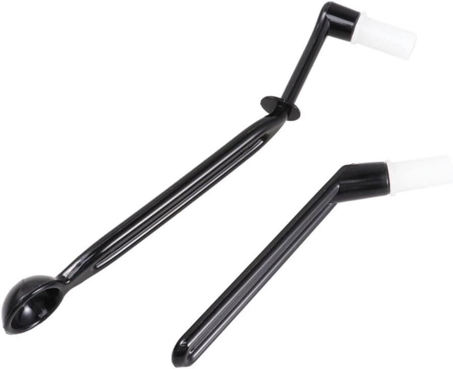 Koffiemachine Reinigingsborstels Espresso Borstel Set Machine Onderhoud Hittebestendig Nylon 2 stuks Zwart
