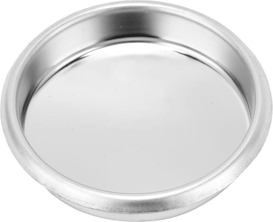 Koffiemachine Reinigingsschijf Blinde Mand Backflush Koffiezetapparaat Onderhoud Roestvrij Staal 54 mm Zilver